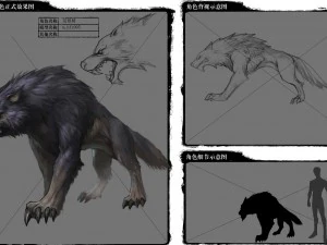 low poly 3d monster - wild wolf 3D Model