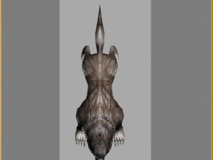 low poly 3d monster - wild wolf 3D Model