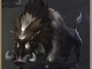 low poly 3d monster - boar 3D 모델