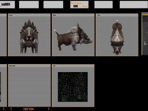 low poly 3d monster - boar 3D 모델