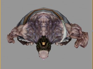 low poly 3d monster - alien taoist Modèle 3D