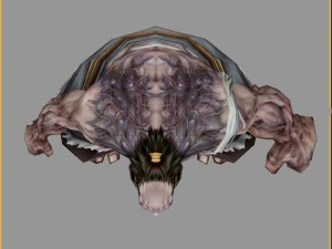 low poly 3d monster - alien taoist 3D Model