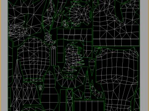 लो पॉली 3डी मॉन्स्टर - सिल्वर हॉर्न 3D मॉडल