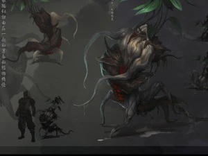 laag poly 3D-monster - epimedium 3D Model