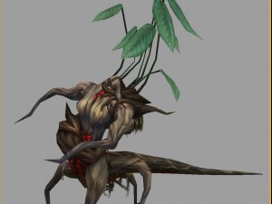 low poly 3d monster - epimedium 3D मॉडल