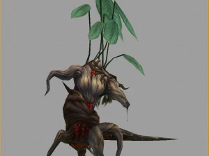 low poly 3d monster - epimedium 3D Model