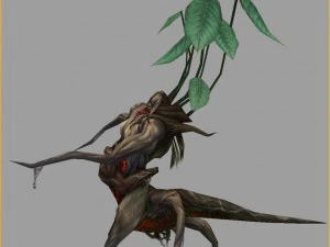 low poly 3d monster - epimedium 3D Model