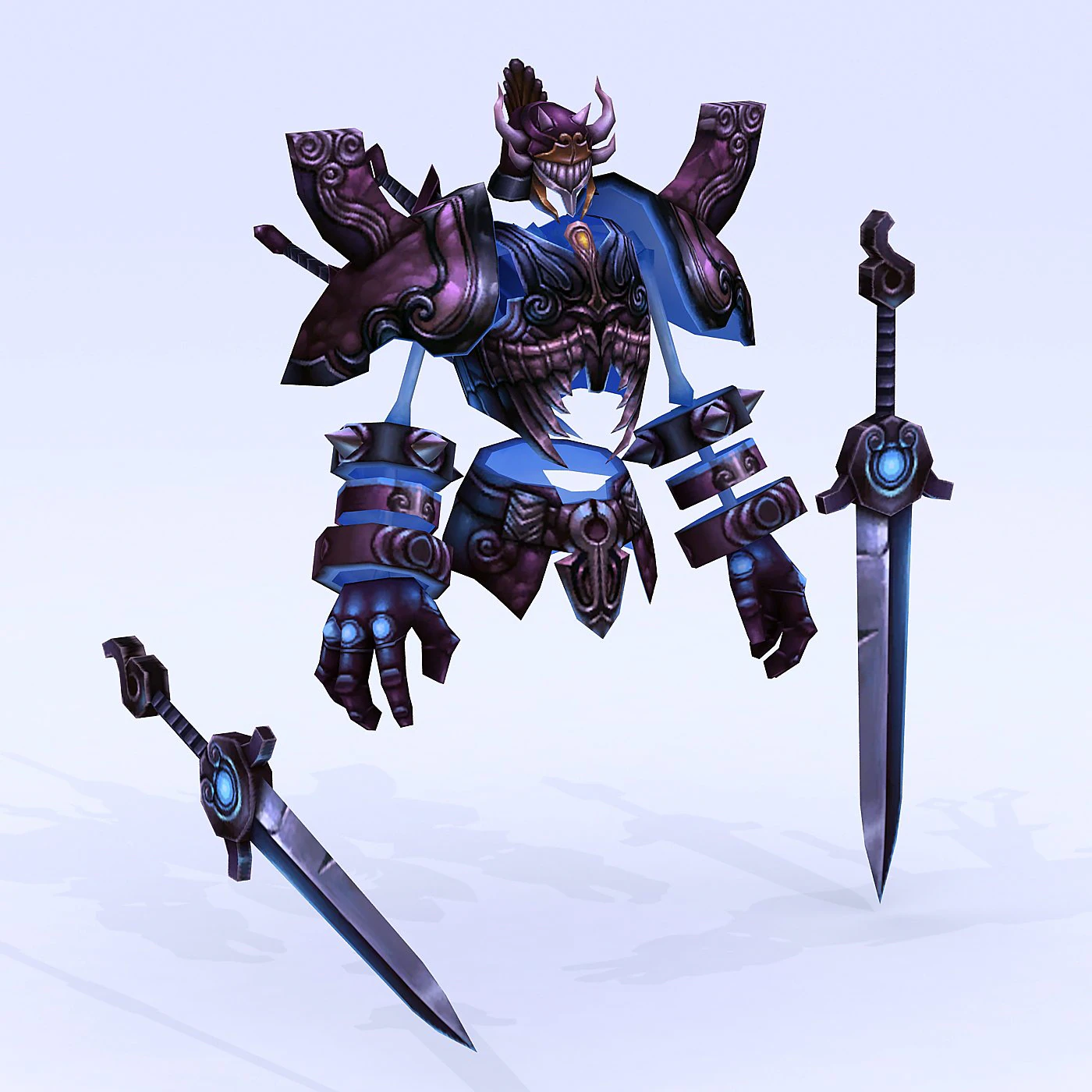 low poly 3d monster - apollo 3D Model .c4d .max .obj .3ds .fbx .stl .blend 