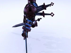 low poly 3d monster - apollo 3D Model