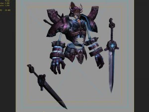 low poly 3d monster - apollo 3D Model