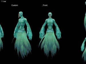 low poly 3d monster - ghost 3D Model