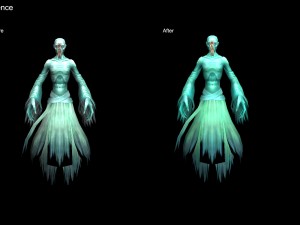 low poly 3d monster - ghost 3D Model