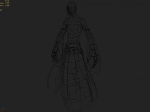 low poly 3d monster - ghost 3D Model