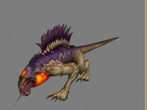 low poly 3d monster - prisoner beast Model 3D