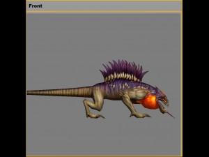 low poly 3d monster - prisoner beast Model 3D