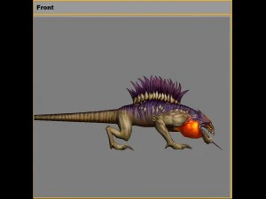 low poly 3d monster - prisoner beast 3D Model