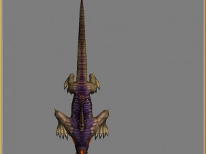 low poly 3d monster - prisoner beast Model 3D