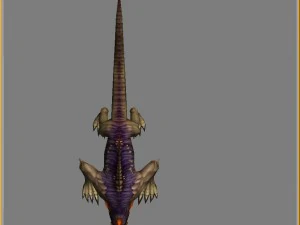 low poly 3d monster - prisoner beast 3D Model