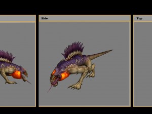 low poly 3d monster - prisoner beast Model 3D