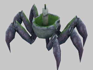 low poly 3d monster - primitive 3D Модель