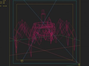 low poly 3d monster - primitive 3D Модель