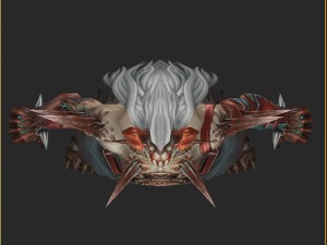 low poly 3d monster - native monster 01 3D Model