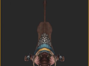 low poly 3d monster - native monster 02 Model 3D