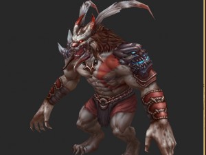 low poly 3d monster - native monster 03 3D मॉडल