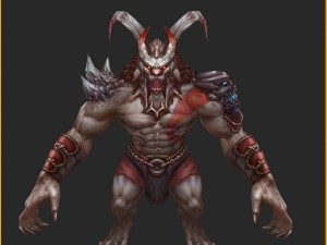 low poly 3d monster - native monster 03 3D मॉडल