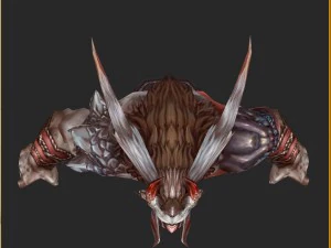 low poly 3d monster - native monster 03 3D Model