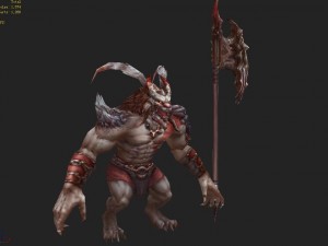 low poly 3d monster - native monster 03 3D मॉडल