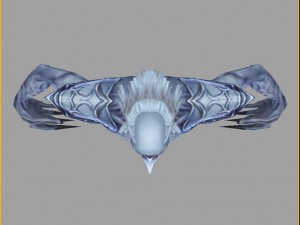 low poly 3d monster - sorrow ghost Model 3D