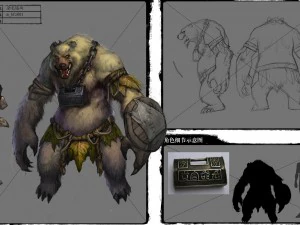 laag poly 3D-monster - trichotillomanie 3D Model