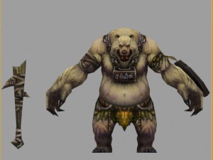 low poly 3d monster - trichotillomania 3D Model