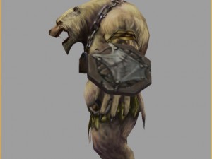 low poly 3d monster - trichotillomania 3D Model