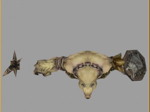 low poly 3d monster - trichotillomania 3D Model