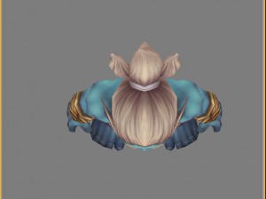low poly 3d monster - growth master 01 3D Model