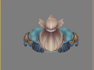low poly 3d monster - growth master 01 3D Model