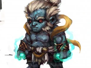 低聚 3d 怪物 - 成长王 02 3D 模型