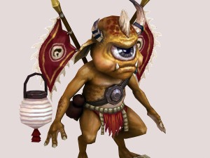 low poly 3d monster - battle demon 3D 모델
