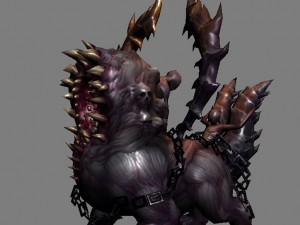 low poly 3d monster - summon 01 3D 模型