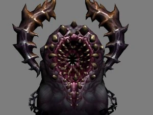low poly 3d monster - summon 01 3D Model