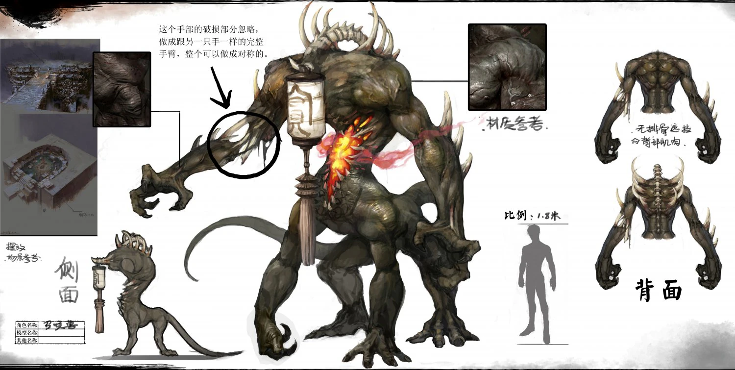low poly 3d monster - summon 02 3D Model .c4d .max .obj .3ds .fbx .stl .blend