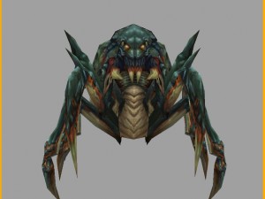 low poly 3d monster - spider 3D 모델