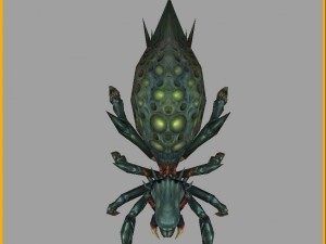 low poly 3d monster - spider 3D 모델