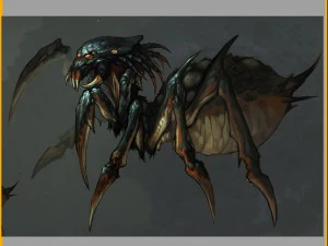 low poly 3d monster - spider 3D Model