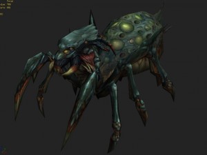 low poly 3d monster - spider 3D 모델