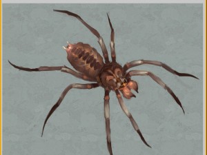 low poly 3d monster - spider 03 Modello 3D