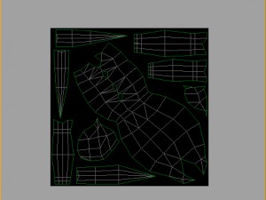 low poly 3d monster - spider 03 Modello 3D