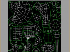 low poly 3d monster - brown drill 03 3Dモデル